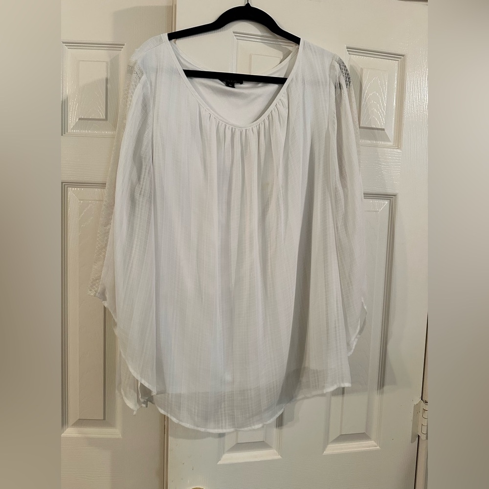 Alyx white sheer blouse